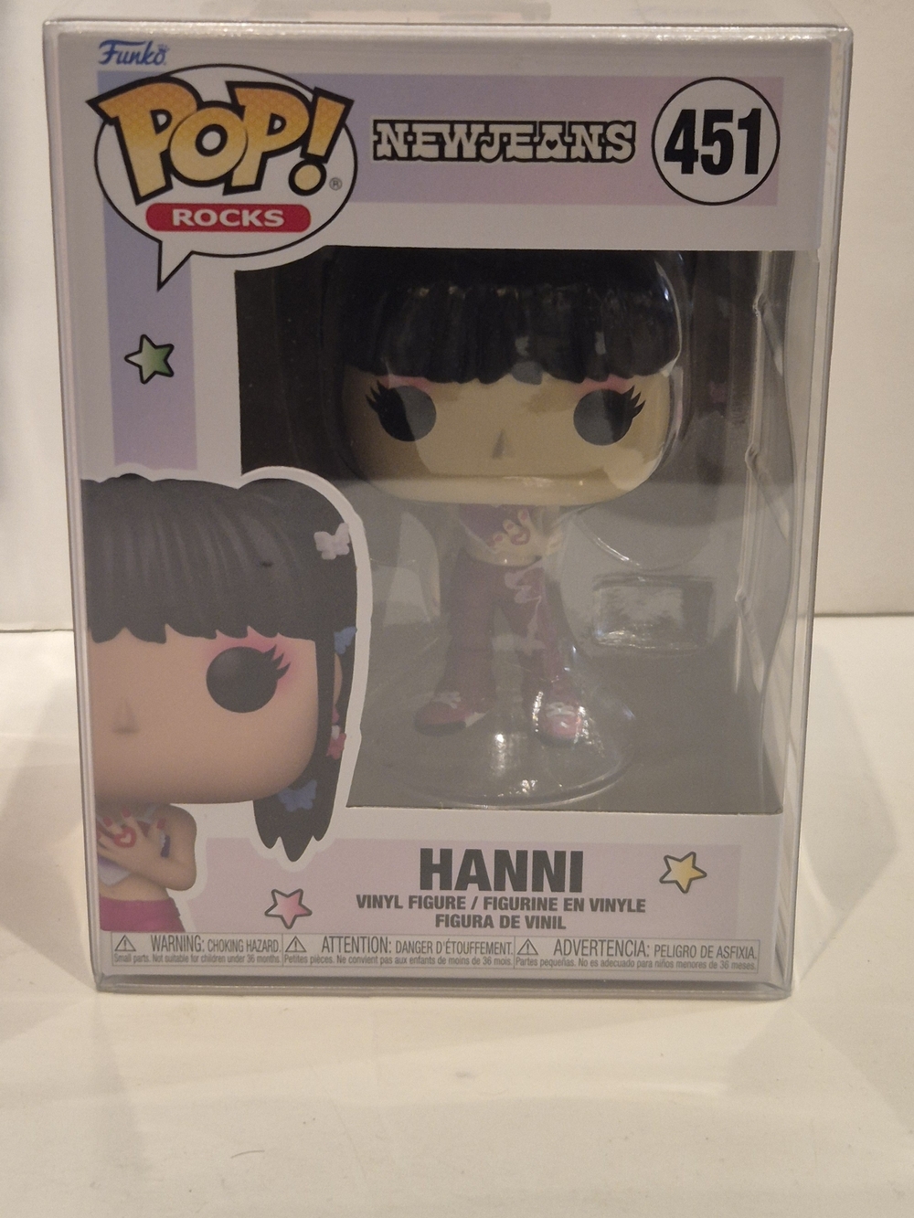 Funko Pop Rocks Hanni+ Protector #451 Vinyl Figure - New Jeans